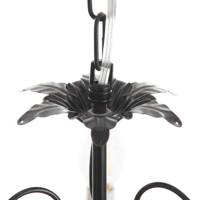 Люстра Люстра "Беатрис" 3xE14 40Вт черно-золотой 56,5х56,5х48,5-105 см BayerLux