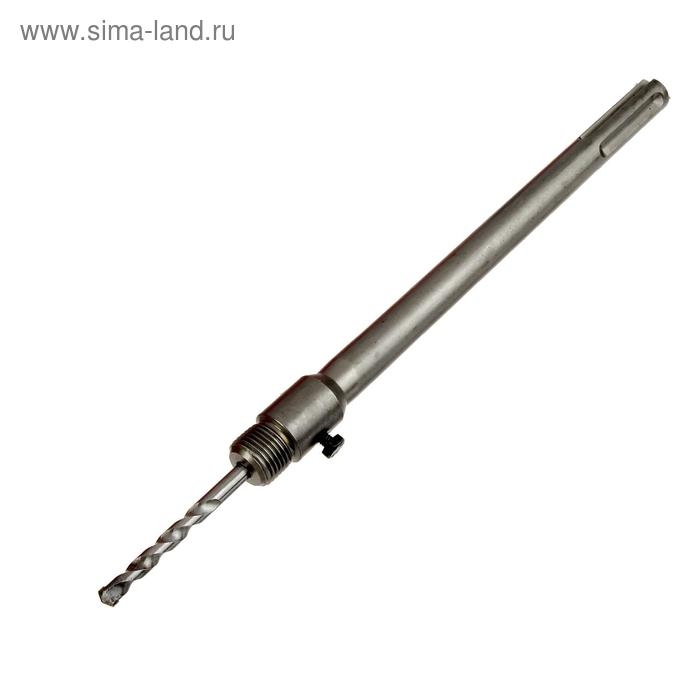 Хвостовик SDS-max для коронок буровых ТУНДРА, центрирующее сверло, 300 мм Хвостовик SDS-max для коронок буровых ТУНДРА, центрирующее сверло, 300 мм