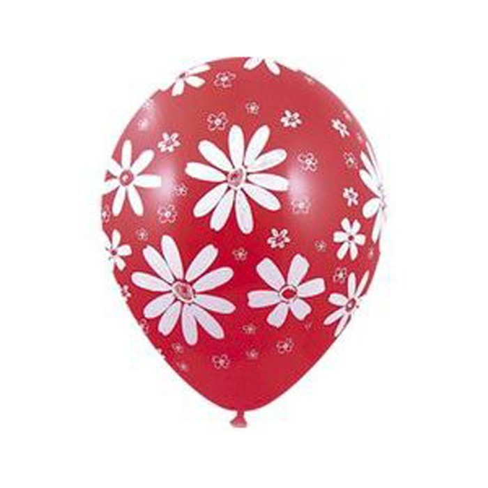 Шар латексный 12 Шар латексный 12" «Ромашки», пастель, набор 50 шт., цвета МИКС