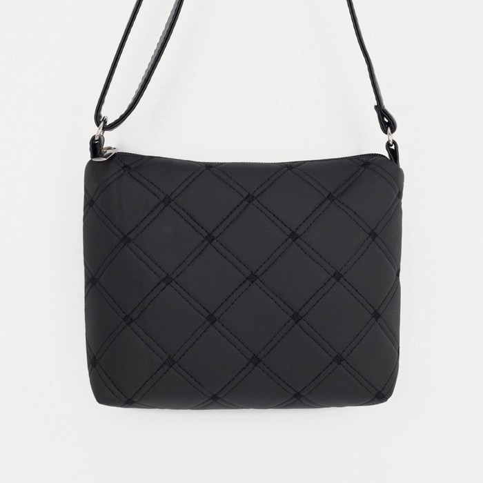 Кросс-боди на молнии, цвет чёрный Кросс-боди на молнии, цвет чёрный