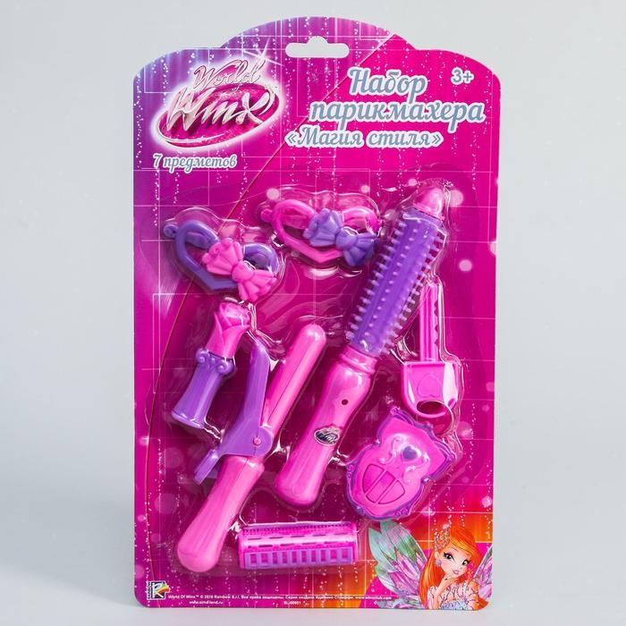 Набор парикмахера «Магия стиля», 7 предметов, WINX Набор парикмахера «Магия стиля», 7 предметов, WINX