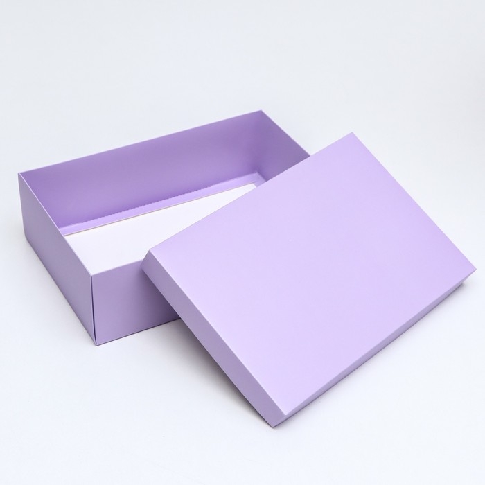 Коробка подарочная складная, упаковка, «Лавандовая», 30 х 20 х 9 см Коробка подарочная складная, упаковка, «Лавандовая», 30 х 20 х 9 см
