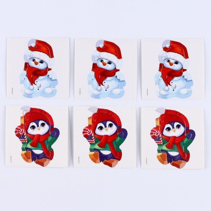 Гирлянда своими руками из помпонов на новый год «Снеговик и пингвин», новогодний набор для творчества Гирлянда своими руками из помпонов на новый год «Снеговик и пингвин», новогодний набор для творчества