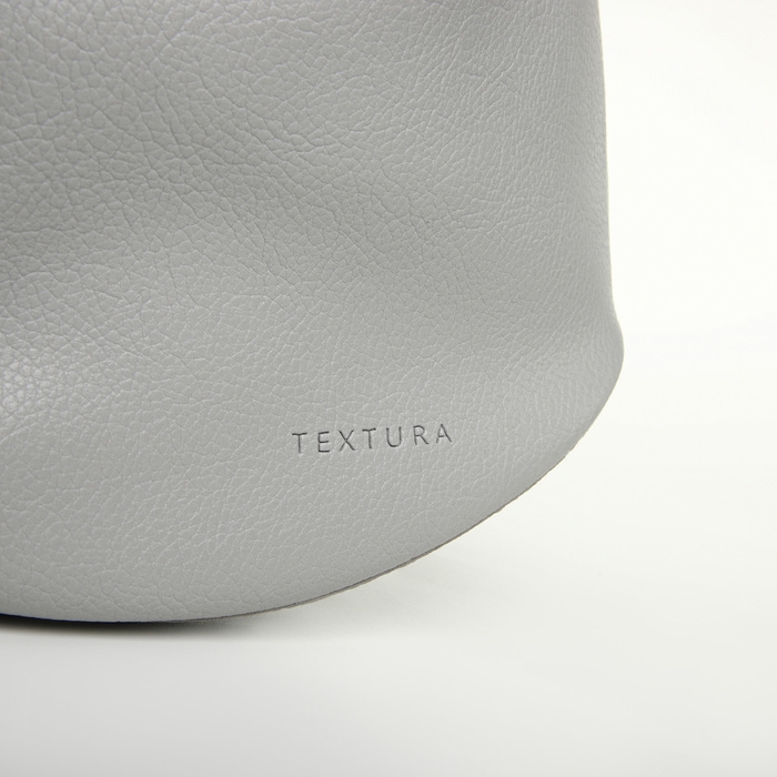 Сумка женская на магните TEXTURA, средний размер, цвет серый