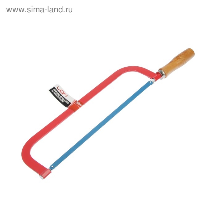 Ножовка по металлу ЛОМ, деревянная рукоятка, 300 мм Ножовка по металлу ЛОМ, деревянная рукоятка, 300 мм