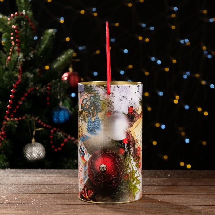 Новый год. Подарочная коробка, тубус «Добрые пожелания» 120 х 220 мм (200 мм внутр. высота). Новый год. Подарочная коробка, тубус «Добрые пожелания» 120 х 220 мм (200 мм внутр. высота).