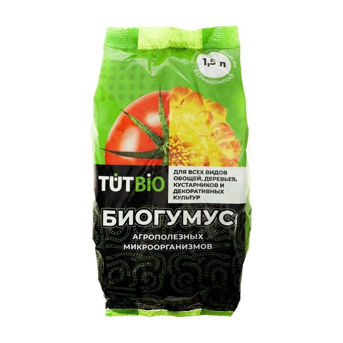 Удобрение Удобрение "Биогумус", гранулы, ЭКОСС-25, 1,5 л