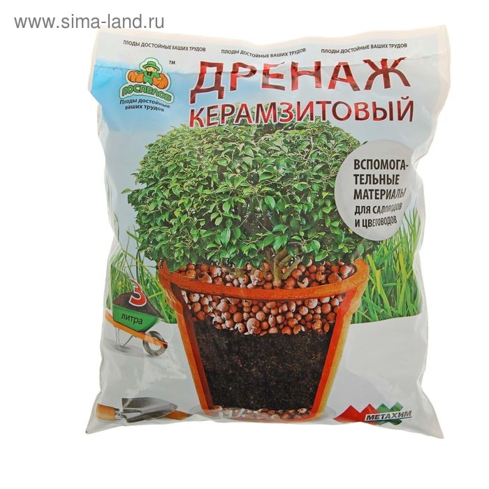 Дренаж керамзитовый фр 10-20, 3 л Дренаж керамзитовый фр 10-20, 3 л