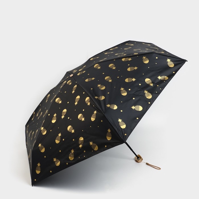 Зонт женский механический, 6 спиц, цвет чёрный. Зонт женский механический, 6 спиц, цвет чёрный.