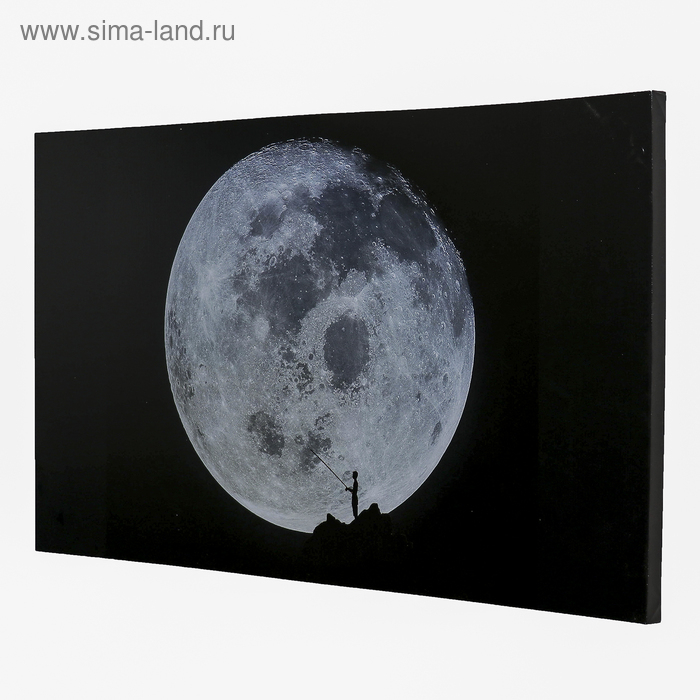 Картина на холсте Картина на холсте "Луна" 60х100 см