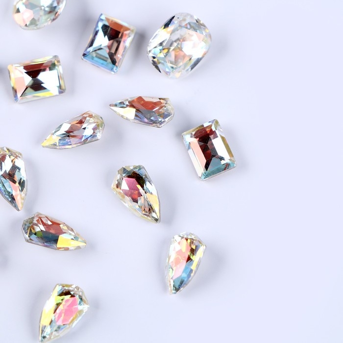 Камешки декоративные для творчества, набор 15 шт., цвет белый, камни — от 6 до 14 мм Камешки декоративные для творчества, набор 15 шт., цвет белый, камни — от 6 до 14 мм