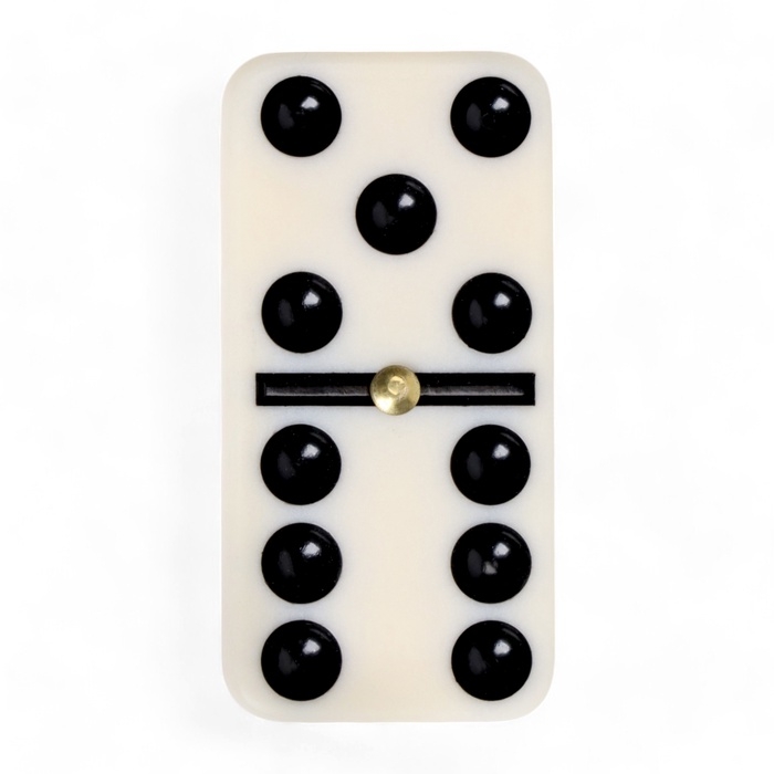 Домино, 28 шт, костяшка 5 х 2.5 см, 12 х 20 см Домино, 28 шт, костяшка 5 х 2.5 см, 12 х 20 см