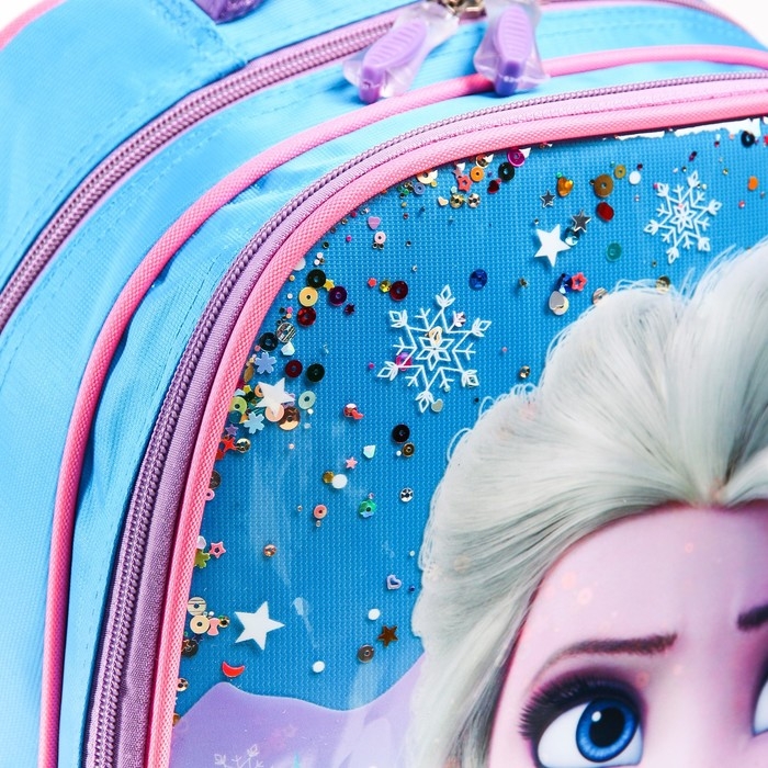 Рюкзак школьный, 39 см х 30 см х 14 см  Рюкзак школьный, 39 см х 30 см х 14 см "Эльза", Холодное сердце