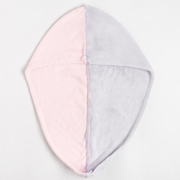 Чалма для сушки волос Этель «Двухцветная», цв.розовый/фиолетовый, 65*25 см, 100% п/э Чалма для сушки волос Этель «Двухцветная», цв.розовый/фиолетовый, 65*25 см, 100% п/э