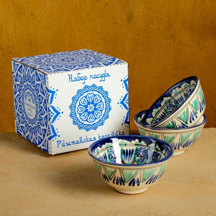 Набор больших пиал 11см, 3шт в подар упак Набор больших пиал 11см, 3шт в подар упак