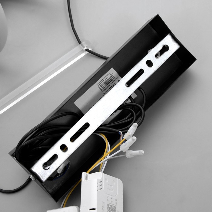 Светильник с ПДУ Светильник с ПДУ "Спираль" LED 130Вт 3000-6000К черный 100х19х21 см