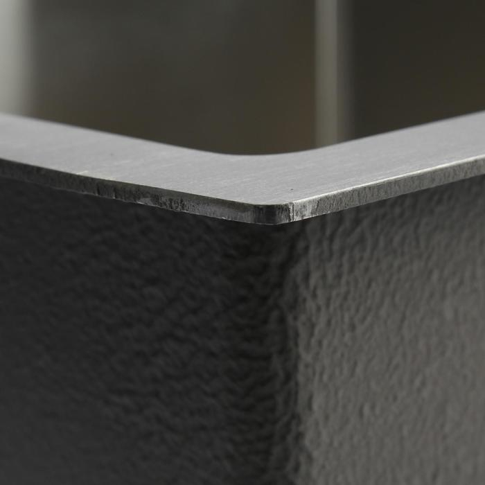 Мойка кухонная AFLORN AF95050, врезная, S=3,0 и 0,8 мм, 50х50х20 см, сифон, сатин Мойка кухонная AFLORN AF95050, врезная, S=3,0 и 0,8 мм, 50х50х20 см, сифон, сатин