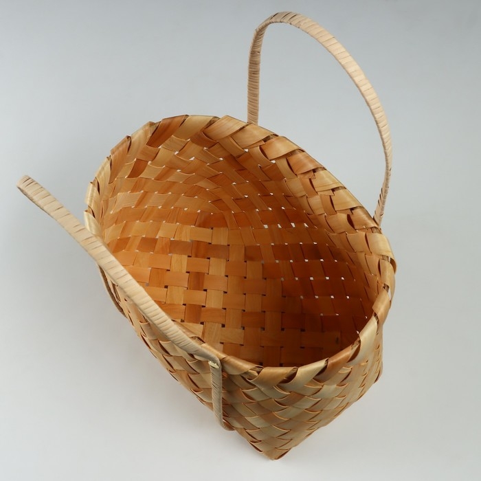 Набор корзин плетеных, 40x26xH24/45 см, 33x21xH23/41 см, 2 шт, секвойя Набор корзин плетеных, 40x26xH24/45 см, 33x21xH23/41 см, 2 шт, секвойя