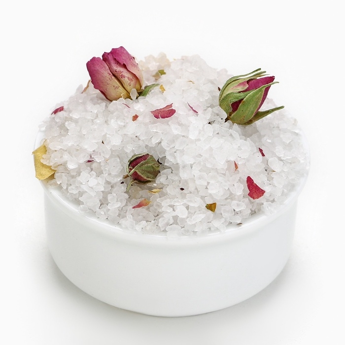 Соль для ванны с лепестками розы и календулы, 150 гр, Новый Год Соль для ванны с лепестками розы и календулы, 150 гр, Новый Год