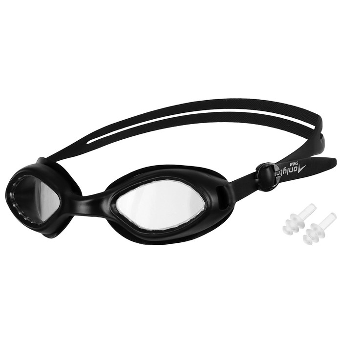 Очки для плавания детские ONLYTOP, беруши, цвета МИКС Очки для плавания детские ONLYTOP, беруши, цвета МИКС