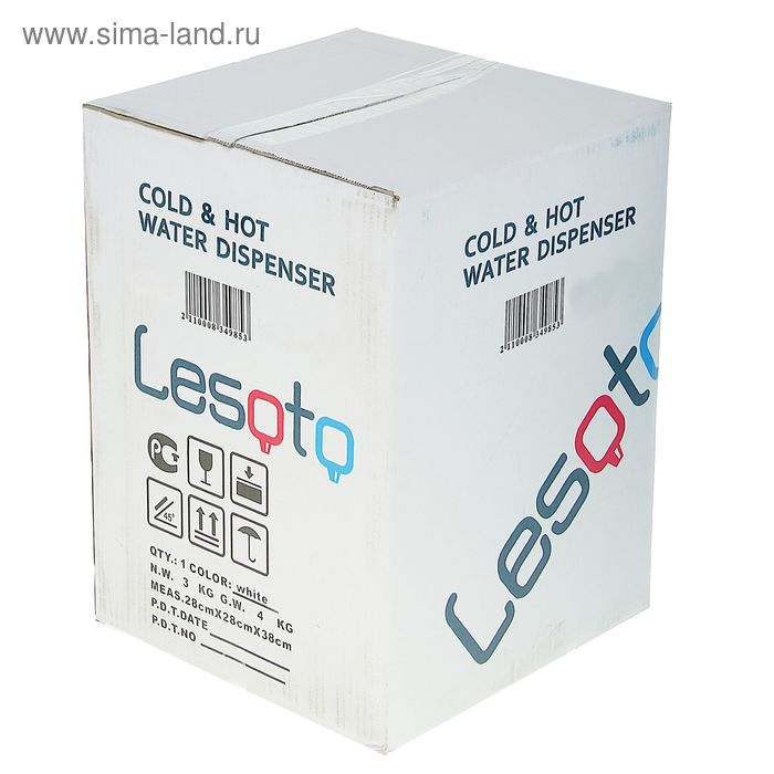 Кулер для воды LESOTO 34 TK, только нагрев, 550 Вт, белый Кулер для воды LESOTO 34 TK, только нагрев, 550 Вт, белый