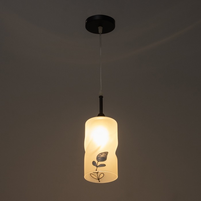 Светильник Светильник "Тейла" 1хЕ27 40Вт черный 12х12х18-118 см