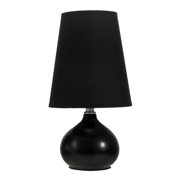 Лампа настольная 99036/1 1х40Вт Е27 черный 15х15х29 см RISALUX Лампа настольная 99036/1 1х40Вт Е27 черный 15х15х29 см RISALUX