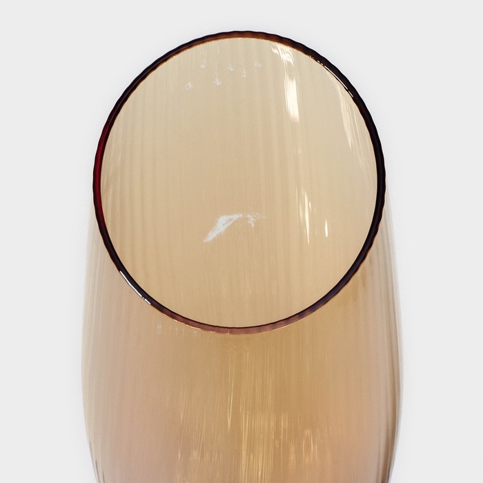 Набор бокалов для шампанского стеклянный Magistro «Иллюзия», 180 мл, 5,5×27,5 см, 6 шт, цвет золотой Набор бокалов для шампанского стеклянный Magistro «Иллюзия», 180 мл, 5,5×27,5 см, 6 шт, цвет золотой