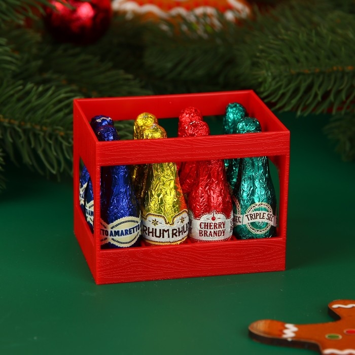 Новый год. Шоколад фигурный L'ORIGINAL с ликёром, 9 г Новый год. Шоколад фигурный L'ORIGINAL с ликёром, 9 г