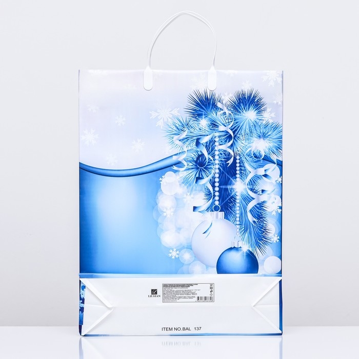 Новый год. Пакет Новый год. Пакет "Морозное настроение", мягкий пластик, 42х32 см.
