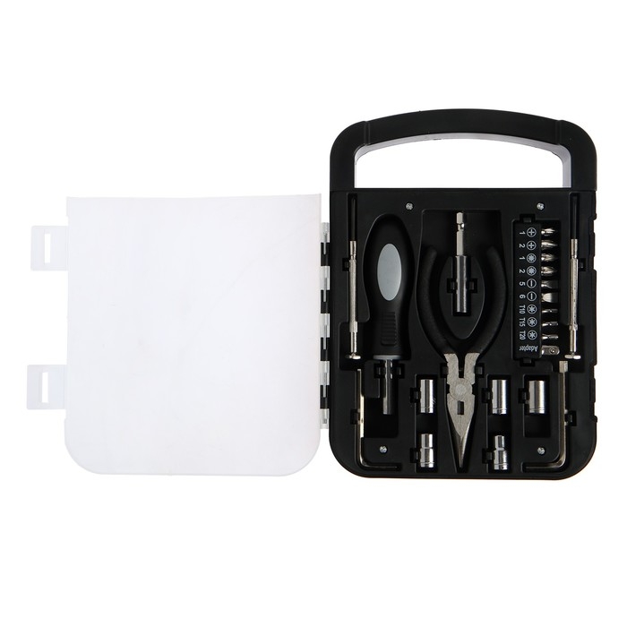 Набор инструментов ТУНДРА, подарочный пластиковый кейс Набор инструментов ТУНДРА, подарочный пластиковый кейс "Z", 22 предмета