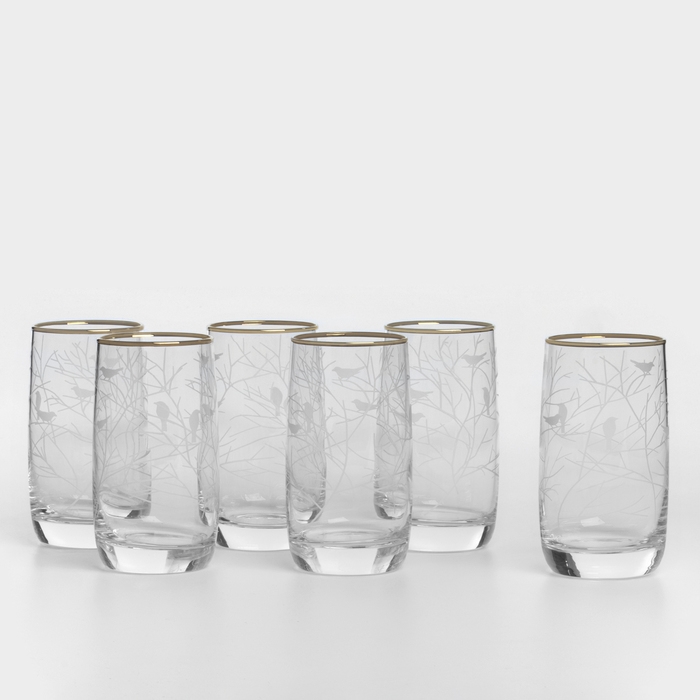 Набор стеклянных стаканов «Венский лес», 330 мл, 6 шт Набор стеклянных стаканов «Венский лес», 330 мл, 6 шт