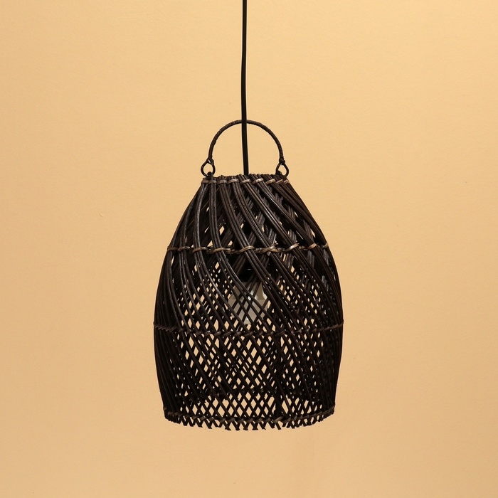 Светильник потолочный из ротанга Светильник потолочный из ротанга "Пати" 1х120Вт, Е27, 20х20х28 см