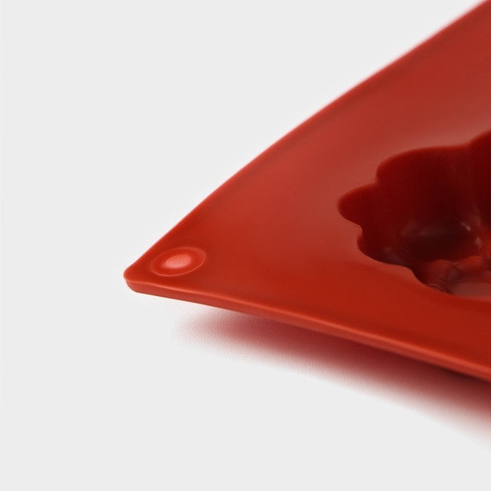 Форма для выпечки Доляна «Пузыри», силикон, 29×17×1,5 см, 8 ячеек (6×6×1,5 см), цвет коричневый Форма для выпечки Доляна «Пузыри», силикон, 29×17×1,5 см, 8 ячеек (6×6×1,5 см), цвет коричневый