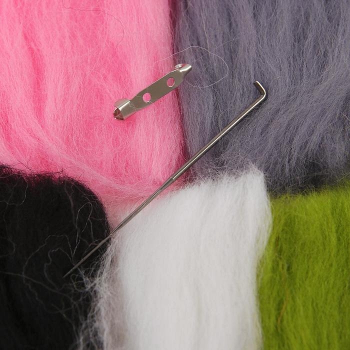 Валяние из шерсти. Брошь «Кот», набор для творчества Валяние из шерсти. Брошь «Кот», набор для творчества