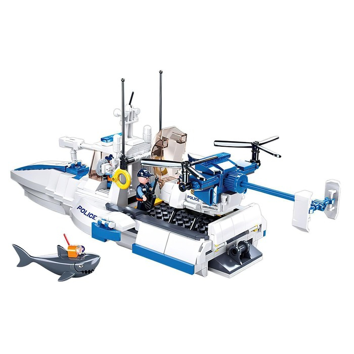 Конструктор Полиция «Береговая охрана», 559 деталей Конструктор Полиция «Береговая охрана», 559 деталей