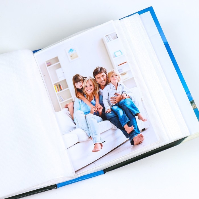 Фотоальбом на 100 фото 10х15 см Фотоальбом на 100 фото 10х15 см "Природная идиллия" МИКС 16,5х12,3х5,2 см