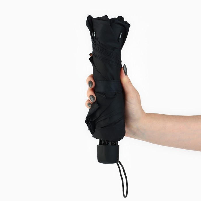 Зонт женский механический «Мечтай! Зонт женский механический «Мечтай!", 8 спиц, d=95, цвет чёрный