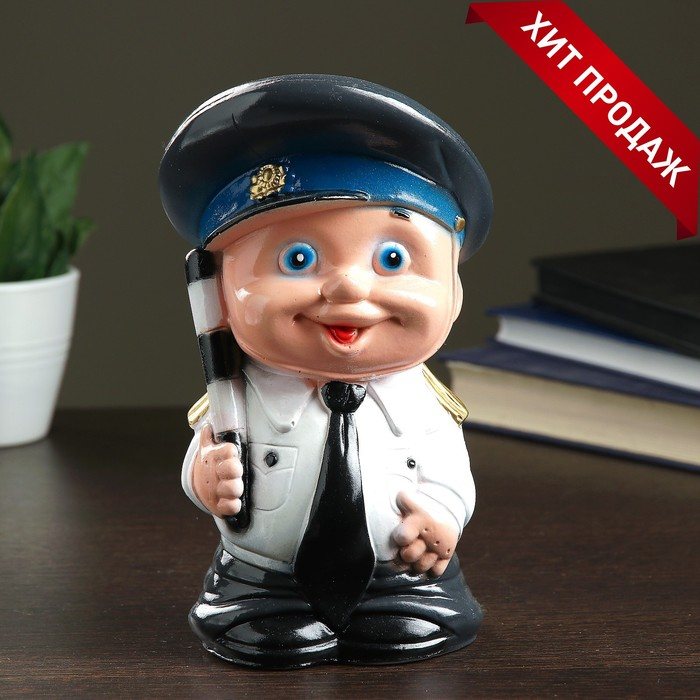 Копилка  Копилка "Гаишник" 20х11х10см