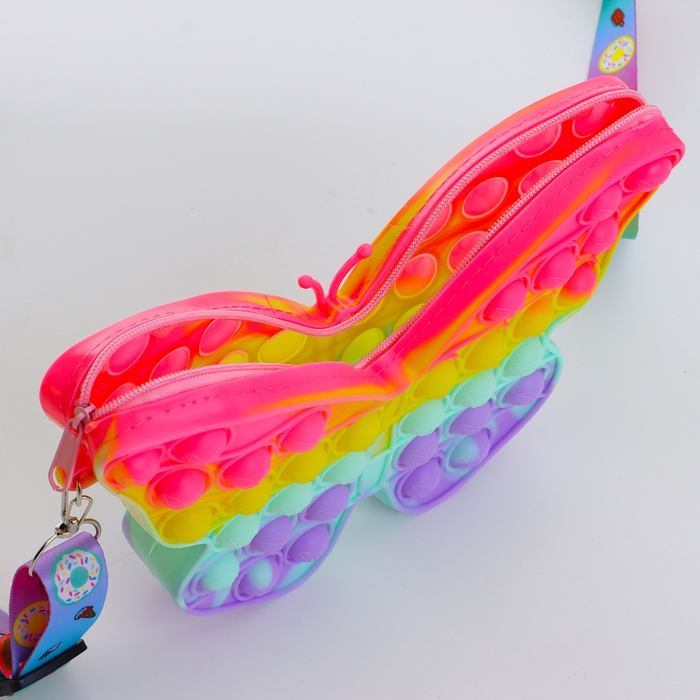 Сумка детская на молнии «Выбражулька», цвет разноцветный