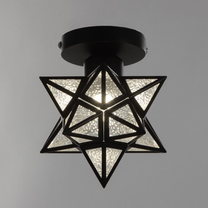 Светильник "Звезда" Е27 15Вт черный