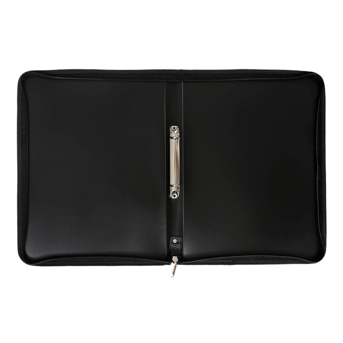 Папка А4+, 330 x 251 х 30 мм, молния вокруг, ErichKrause Папка А4+, 330 x 251 х 30 мм, молния вокруг, ErichKrause "Diamond Total", на кольцах, 550 мкм, тиснение, черная