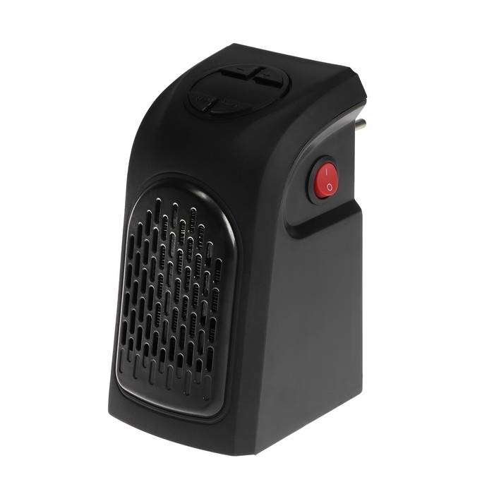 Портативный обогреватель Luazon LTO-02, 400Вт, 23 м², 2 режима, чёрный, от сети Портативный обогреватель Luazon LTO-02, 400Вт, 23 м², 2 режима, чёрный, от сети