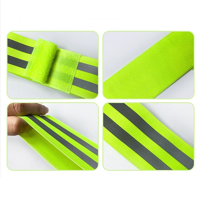Повязка нарукавная светоотражающая, эластичная, на липучке, 35 × 4,8 см Повязка нарукавная светоотражающая, эластичная, на липучке, 35 × 4,8 см
