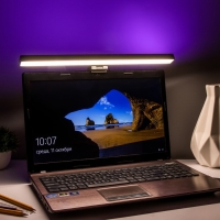 Светильник для экрана "Люмис" LED 5Вт 3000К-6000К RGB 201Лм Ra85 USB черный 10,4х6,5х40см