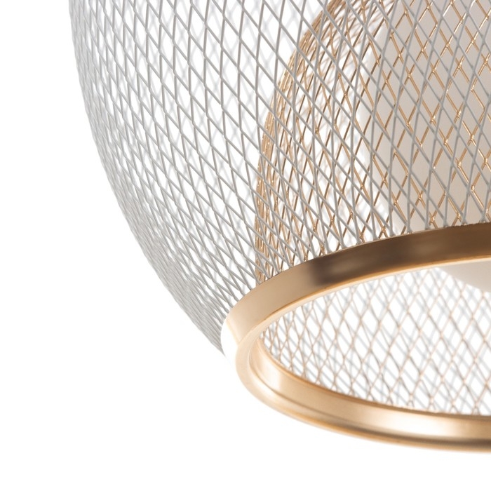 Светильник BayerLux Светильник BayerLux "Маура" Е27 40Вт бело-золотой 40х40х32-132см