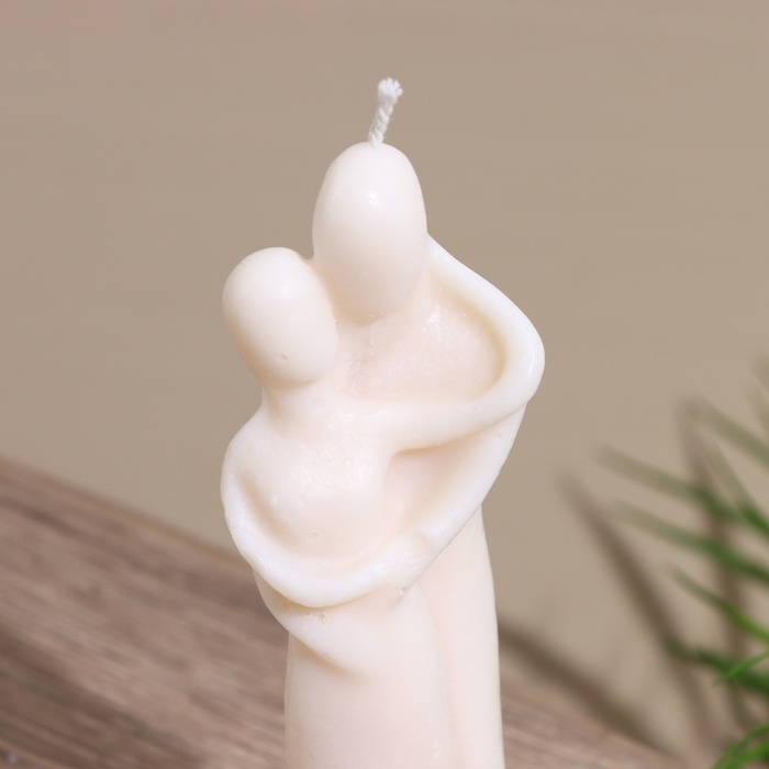 Свеча  Свеча "Объятие" 4х4х15 см, парафин