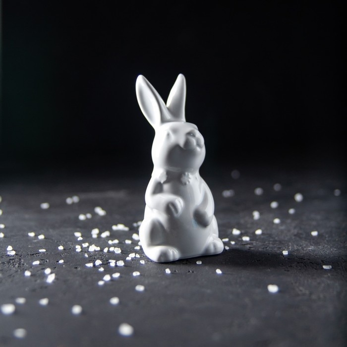 Набор для специй Доляна «Зайка», 2 предмета: солонка 50 мл, перечница 50 мл, цвет белый Набор для специй Доляна «Зайка», 2 предмета: солонка 50 мл, перечница 50 мл, цвет белый