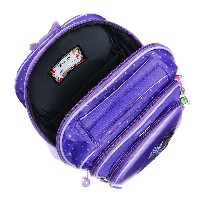 Рюкзак школьный 37 х 28 х 13 см, эргономичная спинка, Across 230, фиолетовый CS23-230-4 Рюкзак школьный 37 х 28 х 13 см, эргономичная спинка, Across 230, фиолетовый CS23-230-4