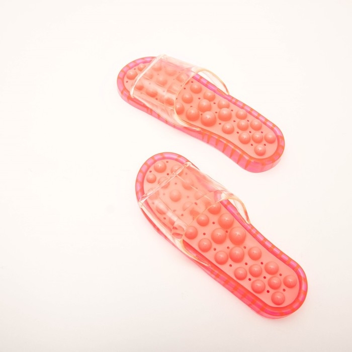 Пластиковые пузырьковые массажные тапочки М 37-39 Пластиковые пузырьковые массажные тапочки М 37-39